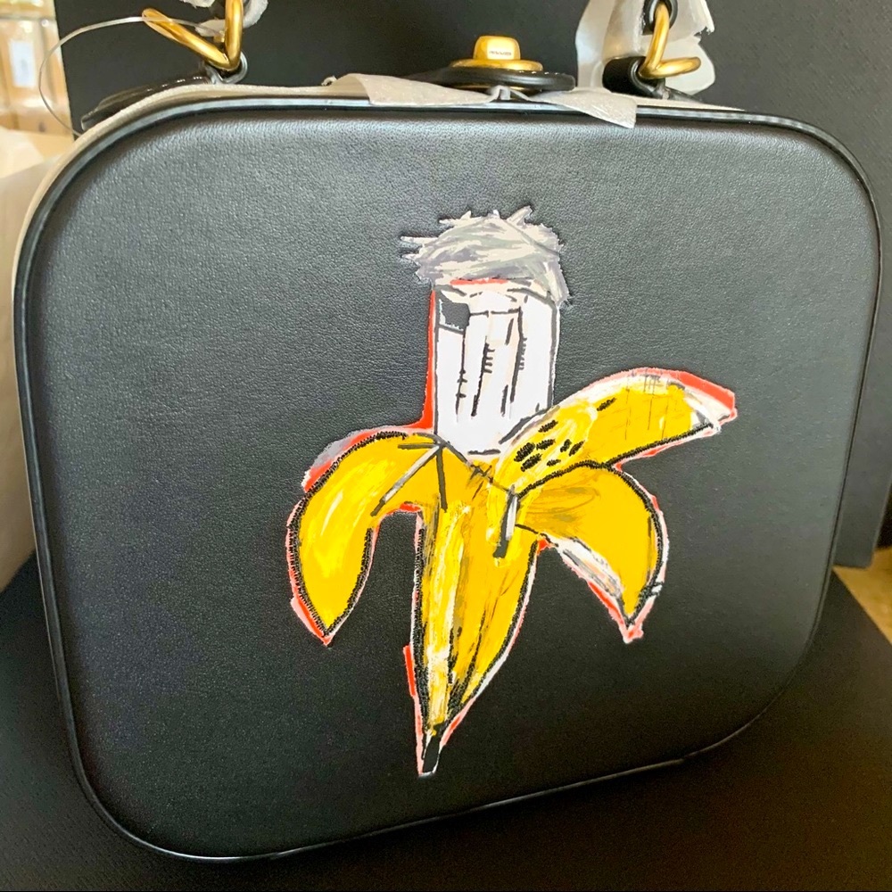 COACH BASQUIAT SQUARE BAG banana